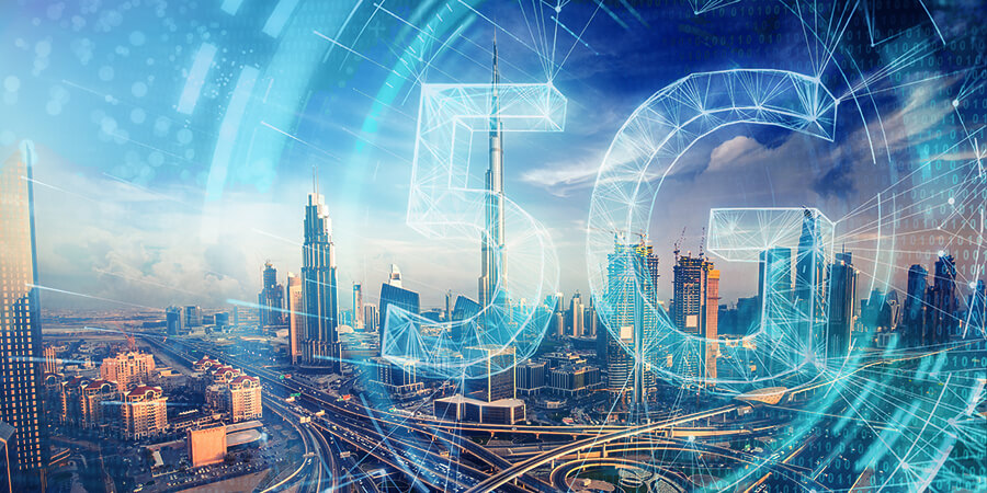 5G Dubai buildings