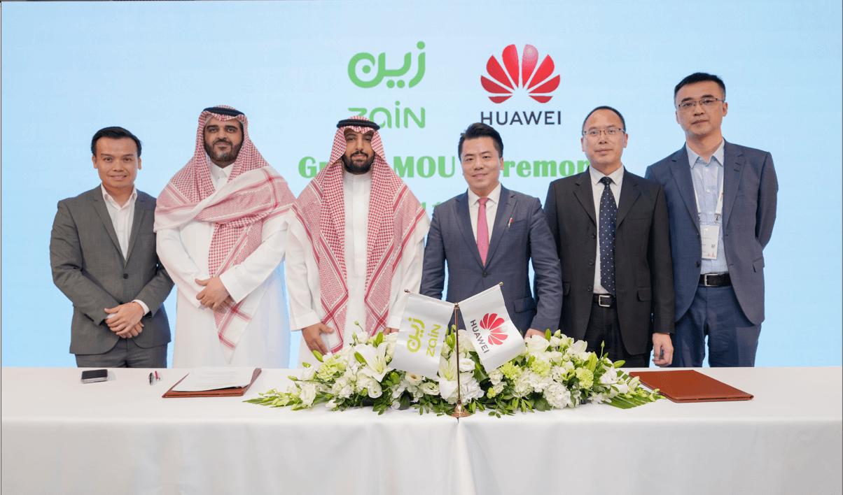 Zain KSA Huawei MoU