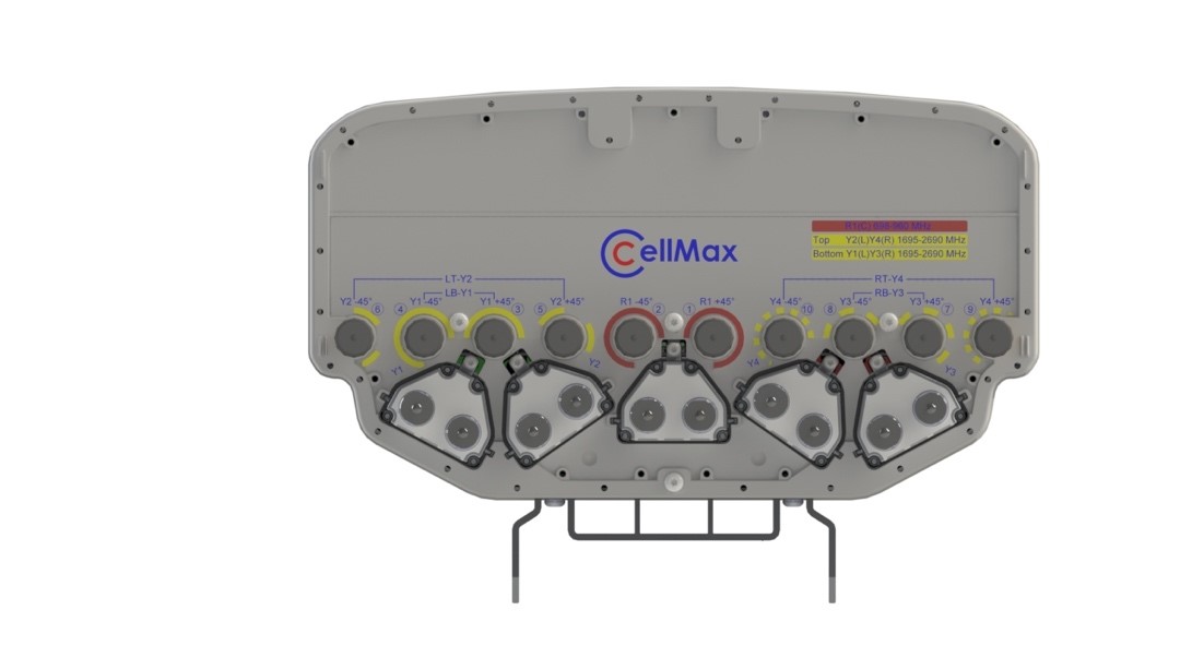 A back view of a device  Description automatically generated