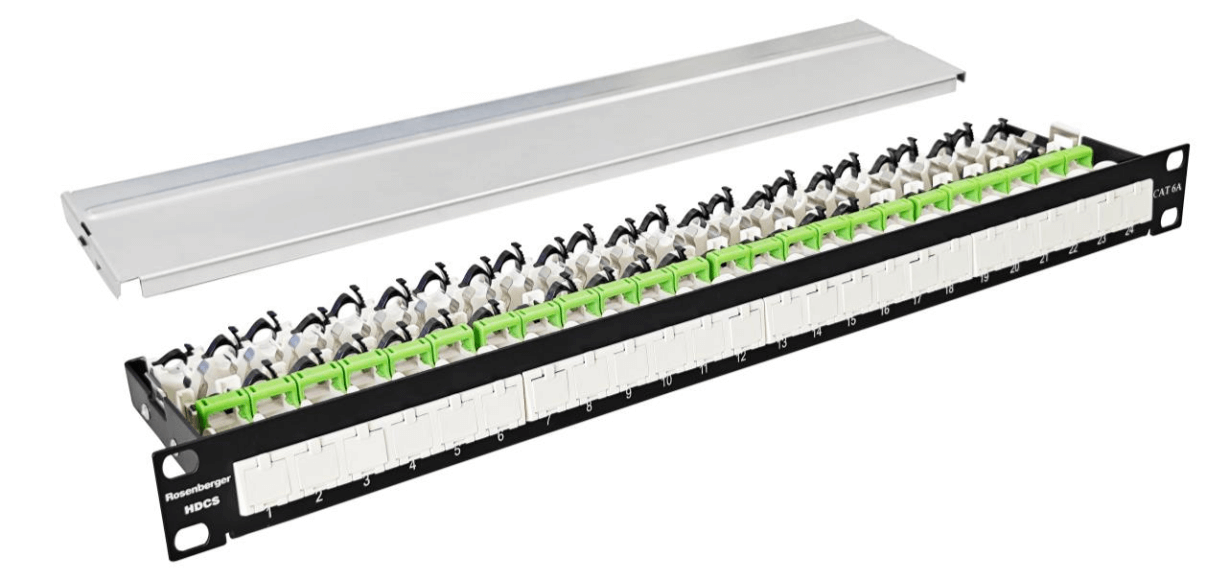 Scutum Shielded Modular Patch Panel Scutum Shielded Modular Patch Panel